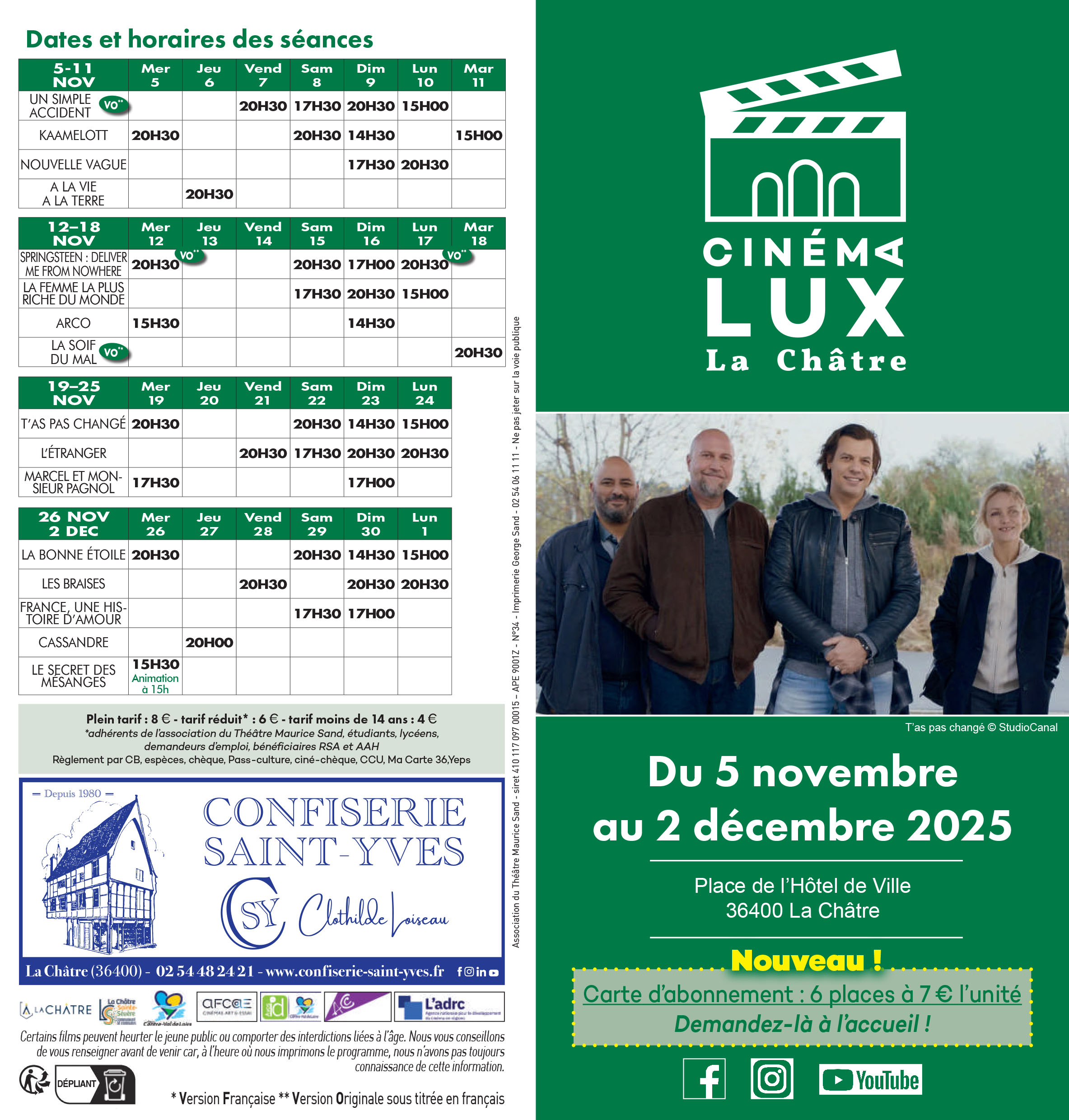 Le nouveau programme est disponible