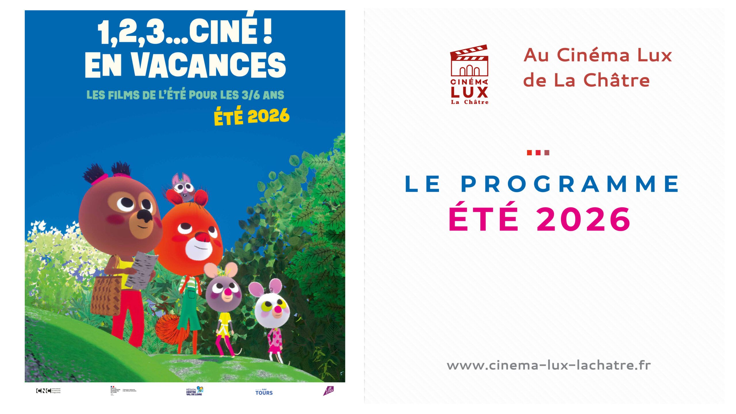 1,2,3 Ciné ! en vacances 2026