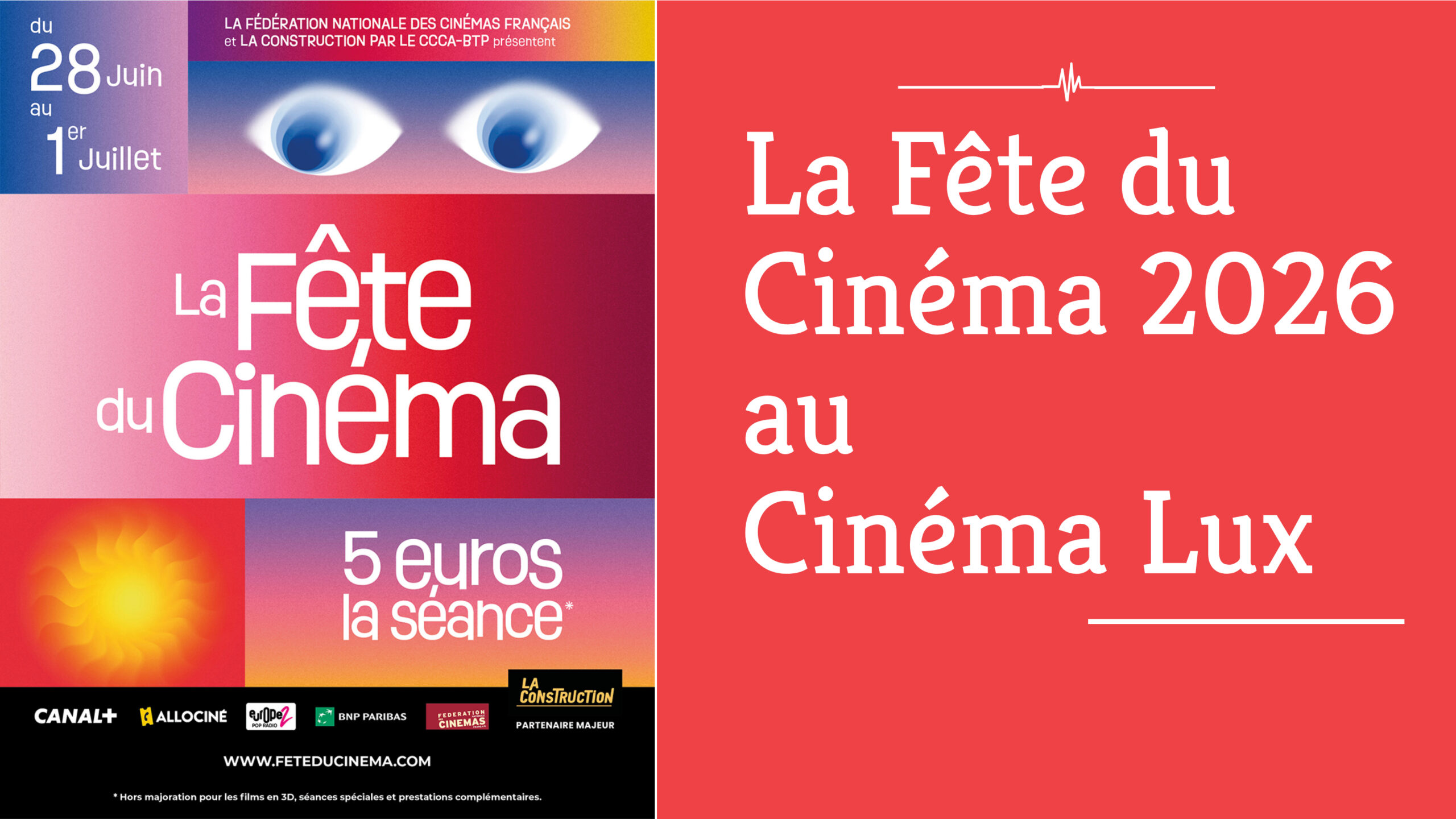 Fête du cinéma 2026